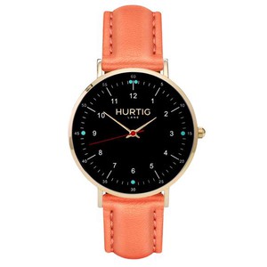 Moderno Watch Gold, Black & Coral from Shop Like You Give a Damn