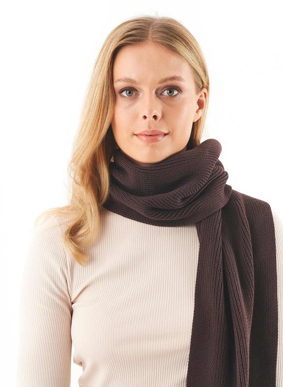 Unisex Scarf Organic Cotton Espresso from Shop Like You Give a Damn