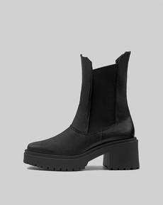 Squared Chelsea Boots Black via Shop Like You Give a Damn
