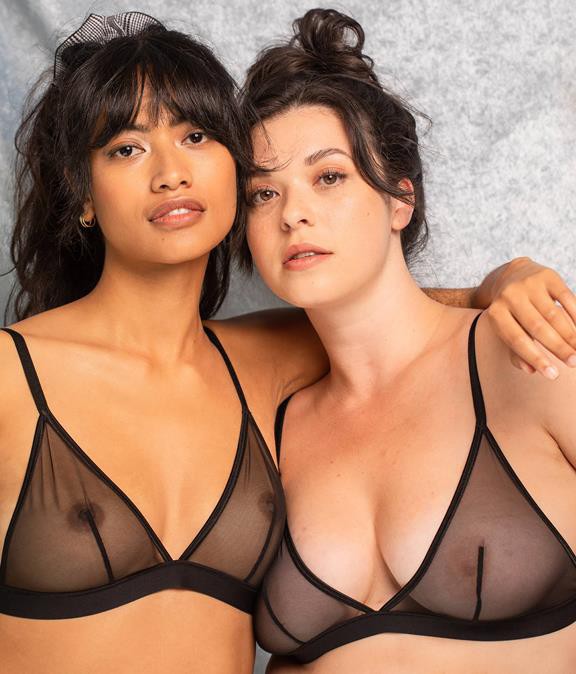 Bralette SÃ©lune Black from Shop Like You Give a Damn