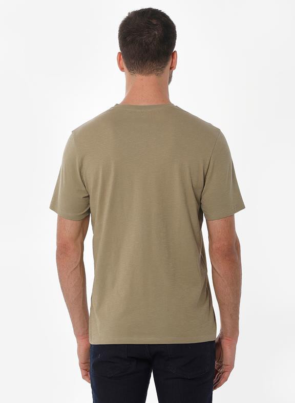 T-Shirt Bicycle Print Olive from Shop Like You Give a Damn