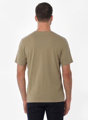 T-Shirt Bicycle Print Olive from Shop Like You Give a Damn