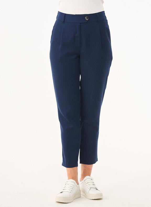 Chino Pants Cropped Navy from Shop Like You Give a Damn
