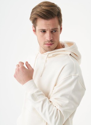 Unisex Hoodie Organic Cotton Halki White from Shop Like You Give a Damn