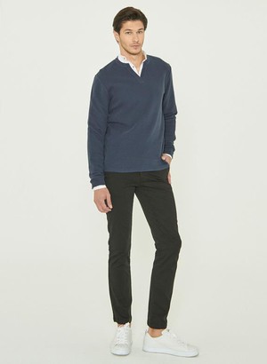 Top Long Sleeves Organic Cotton Navy from Shop Like You Give a Damn