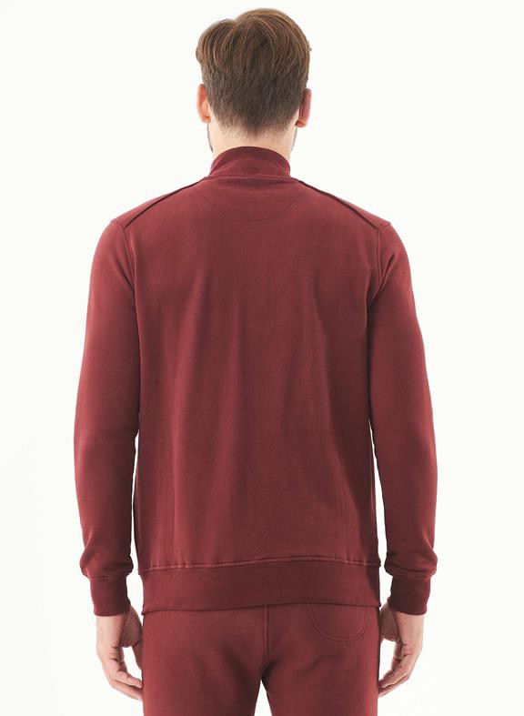 Soft Touch Sweat Jacket Bordeaux from Shop Like You Give a Damn