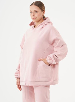 Oversized Hoodie Hande Light Pink from Shop Like You Give a Damn