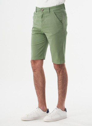 Chino Shorts Organic Cotton Green from Shop Like You Give a Damn