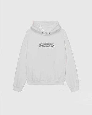 Hoodie All Day All Night White from Shop Like You Give a Damn