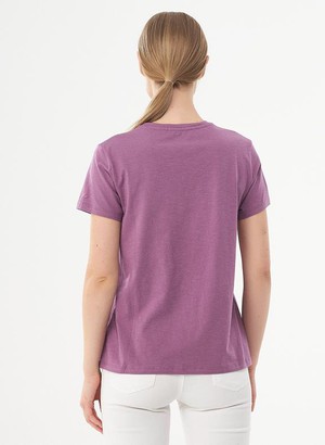 Basic T-Shirt Organic Cotton Purple from Shop Like You Give a Damn