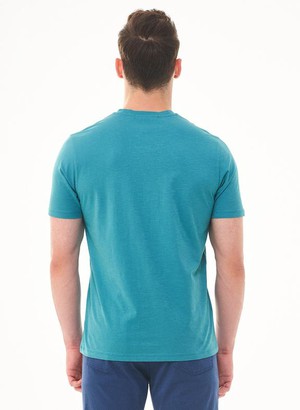 Basic T-Shirt V-Neck Petrol Green from Shop Like You Give a Damn