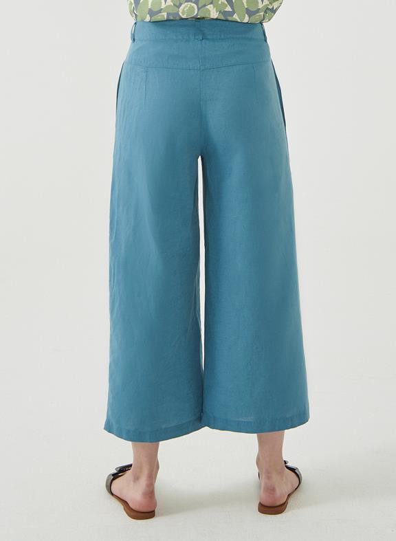 Culotte Pants Petrol Blue from Shop Like You Give a Damn