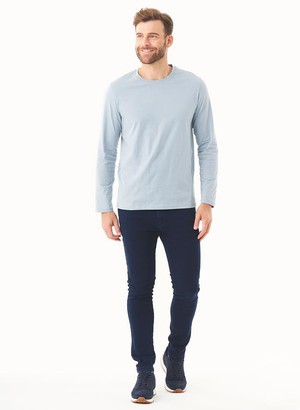 Long Sleeve Shirt Dusty Blue from Shop Like You Give a Damn