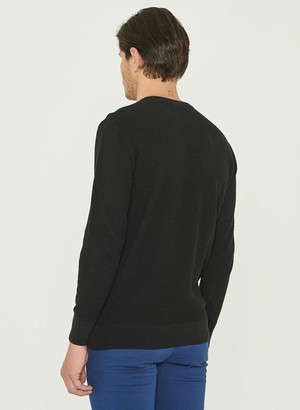 Knitted Sweater Black from Shop Like You Give a Damn