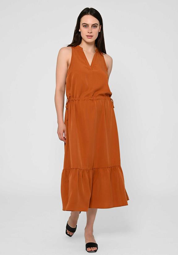 Maxi Dress Ramaria Dark Amber from Shop Like You Give a Damn