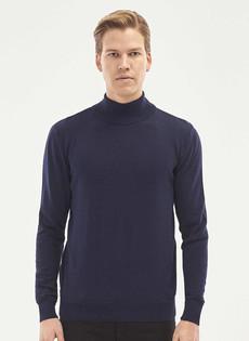 Sweater Turtleneck Navy via Shop Like You Give a Damn