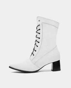 Lace-Up Boots Cactus White via Shop Like You Give a Damn