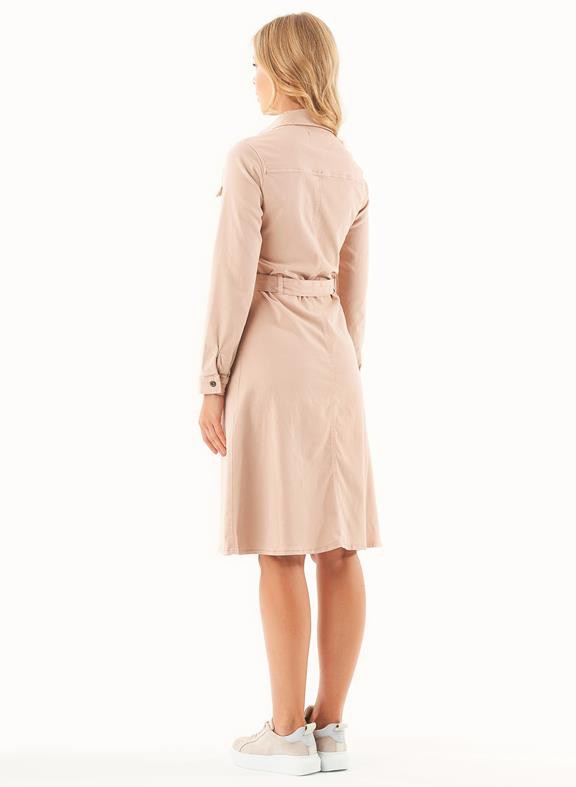 Shirt Dress Tencel Organic Cotton Beige from Shop Like You Give a Damn