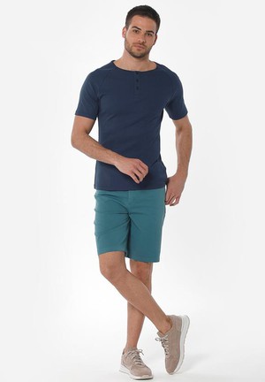 Shorts Five Pocket Petrol Green from Shop Like You Give a Damn