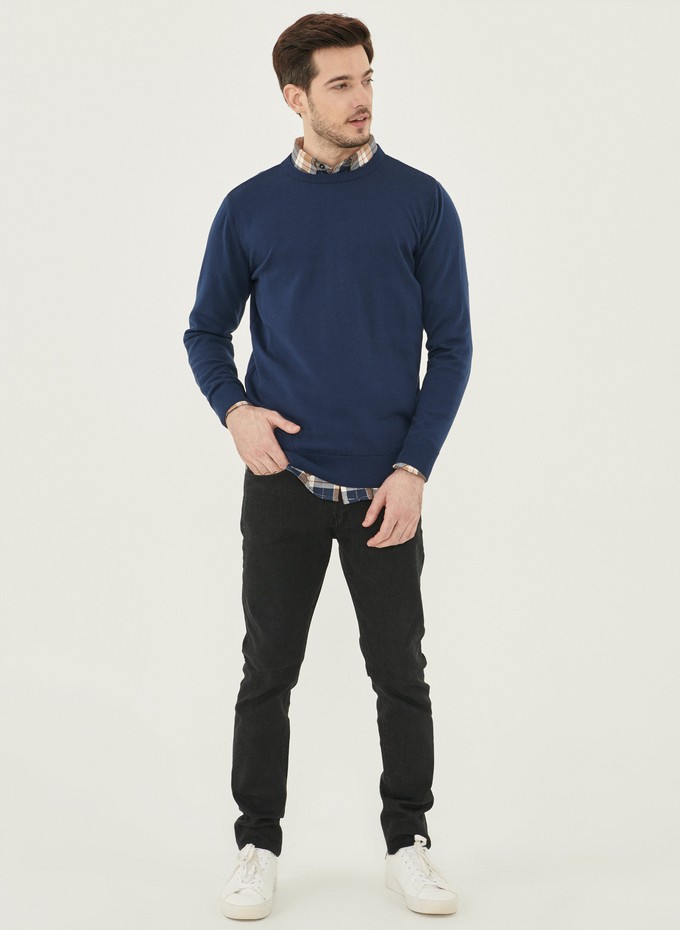 Sweater Navy from Shop Like You Give a Damn