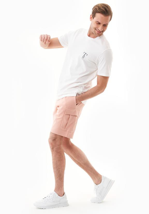 Cargo Sweatshorts Dusty Blush Pink from Shop Like You Give a Damn