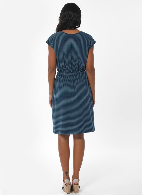 Striped Jersey Dress Navy from Shop Like You Give a Damn