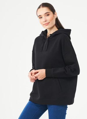 Hoodie Oversized Black from Shop Like You Give a Damn