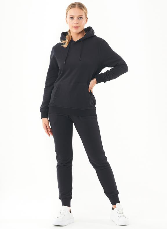 Soft Touch Zipped Hoodie Black from Shop Like You Give a Damn