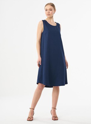 Sleeveless Dress Navy from Shop Like You Give a Damn