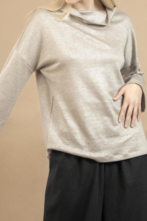 Sweater Peaceful Being Sand from Shop Like You Give a Damn
