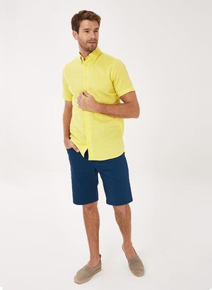 Shirt Short Sleeves Yellow from Shop Like You Give a Damn