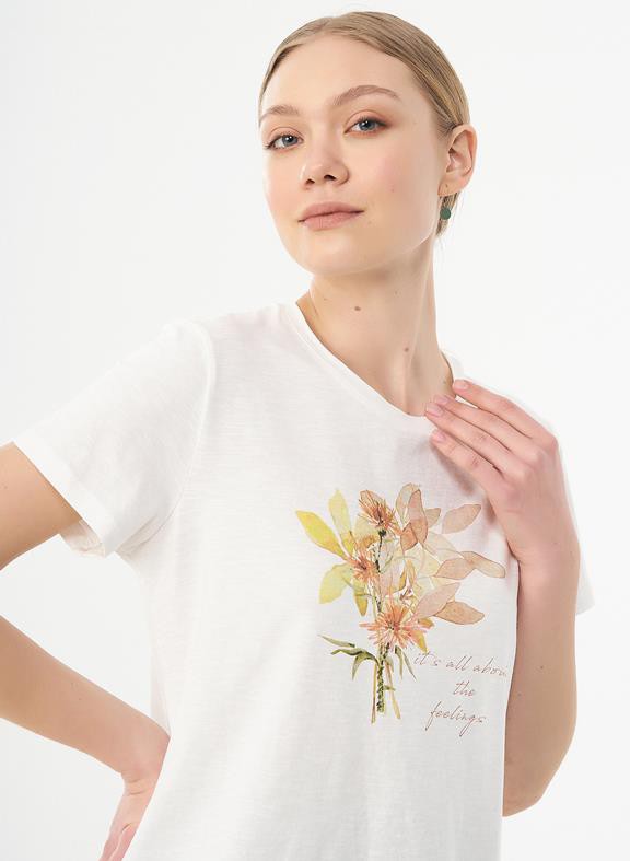 T-Shirt Bouquet Off White from Shop Like You Give a Damn