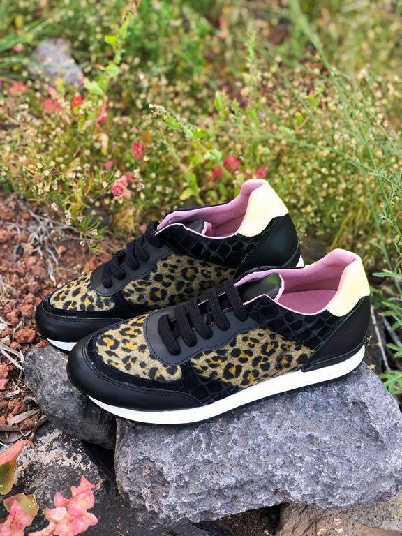 Sneakers Urban Leopard Black from Shop Like You Give a Damn