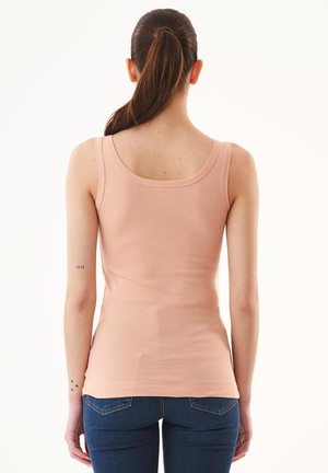 Top Basic Ribbed Light Orange from Shop Like You Give a Damn
