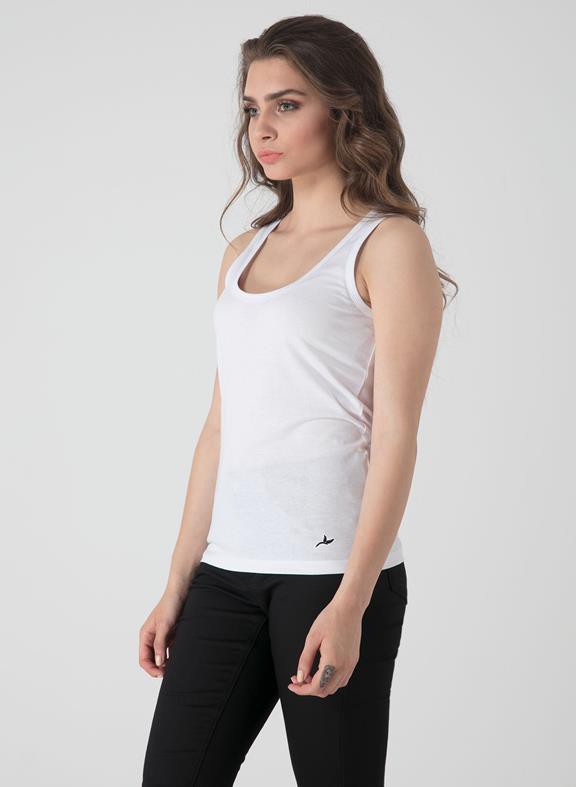 Tank Top White from Shop Like You Give a Damn
