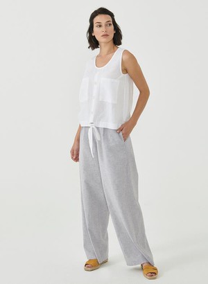 Blouse Top Bow White from Shop Like You Give a Damn