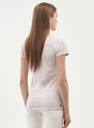 T-Shirt Organic Cotton Print Light Purple from Shop Like You Give a Damn