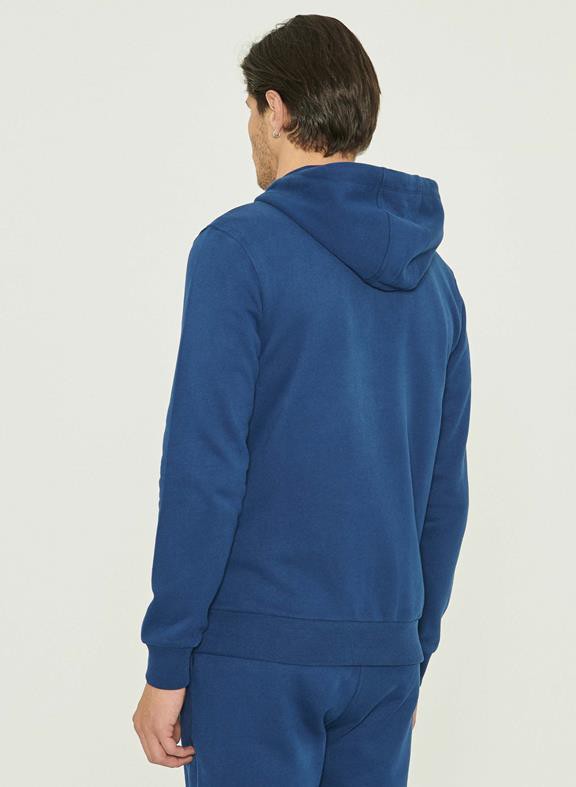 Hooded Sweat Jacket Organic Cotton Navy from Shop Like You Give a Damn