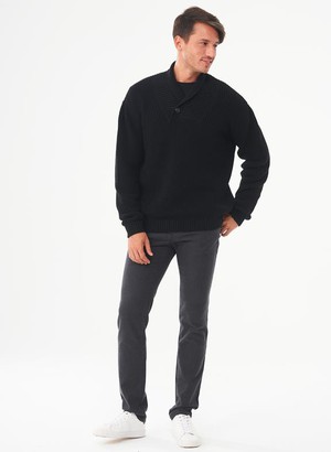 Jogger Fit Chinos Black from Shop Like You Give a Damn