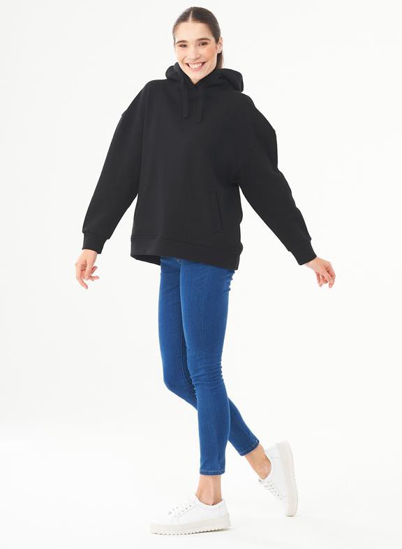 Hoodie Oversized Black from Shop Like You Give a Damn