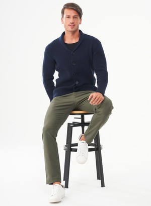 Five Pocket Pants Khaki Green from Shop Like You Give a Damn