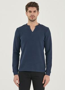 Top Long Sleeves Organic Cotton Navy via Shop Like You Give a Damn