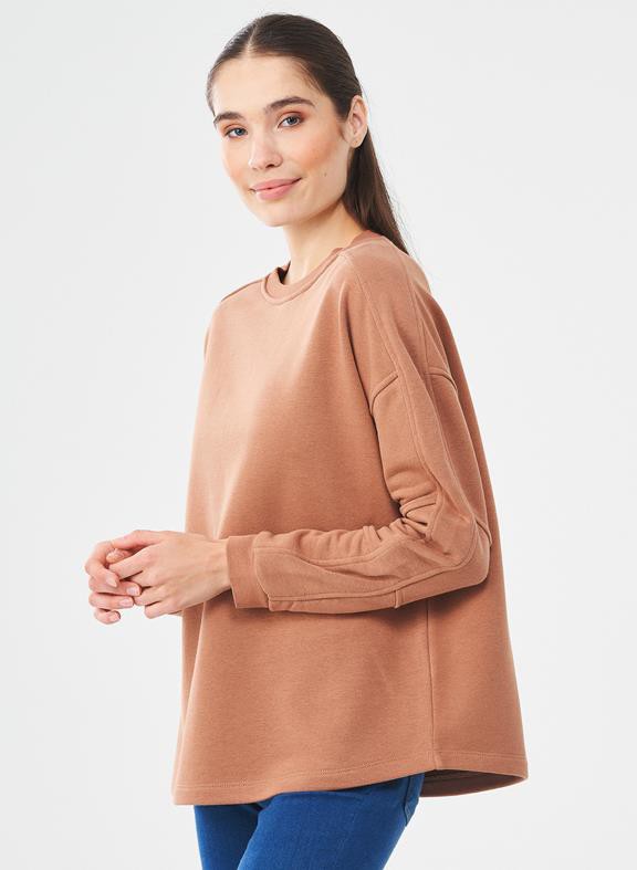 Sweatshirt Light Brown from Shop Like You Give a Damn