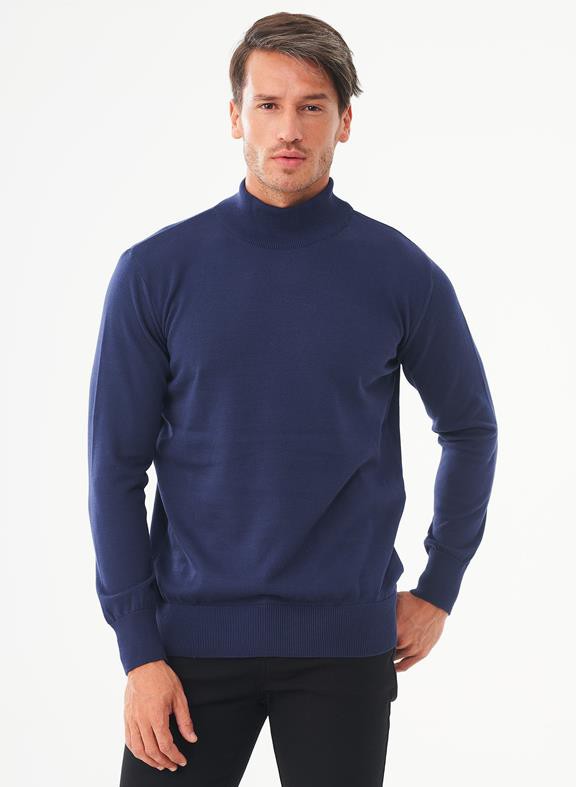 Turtleneck Navy Blue from Shop Like You Give a Damn