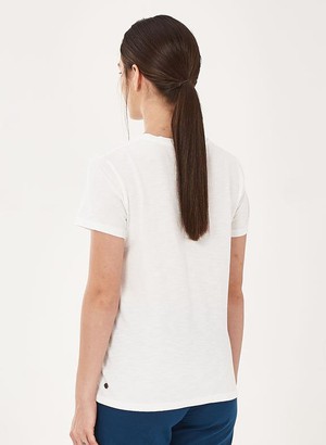 T-Shirt With Popcorn Print White from Shop Like You Give a Damn