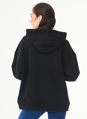 Hoodie Oversized Black from Shop Like You Give a Damn