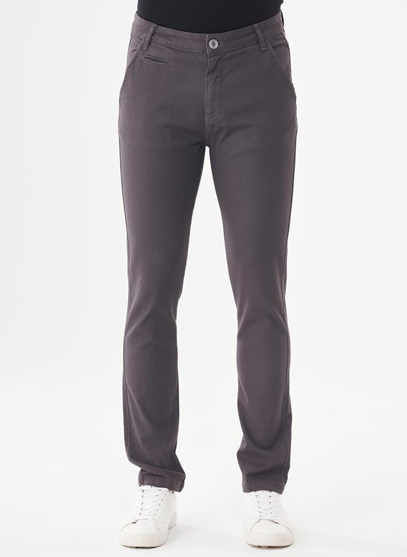 Skinny Chino Pants Dark Grey from Shop Like You Give a Damn