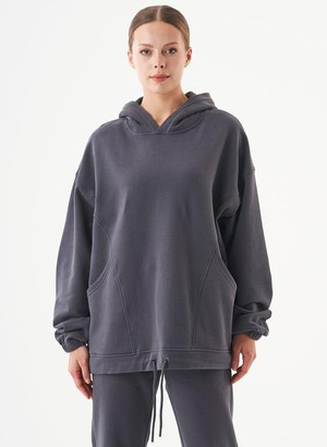 Oversized Hoodie Hande Dark Grey from Shop Like You Give a Damn