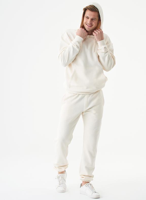 Unisex Hoodie Organic Cotton Halki White from Shop Like You Give a Damn