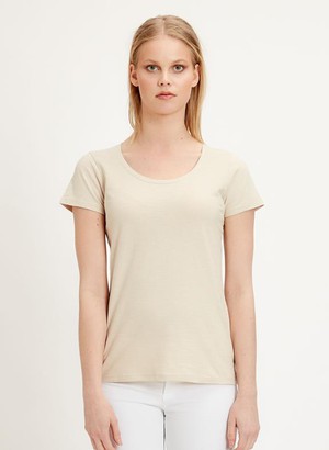 Basic T-Shirt Beige from Shop Like You Give a Damn